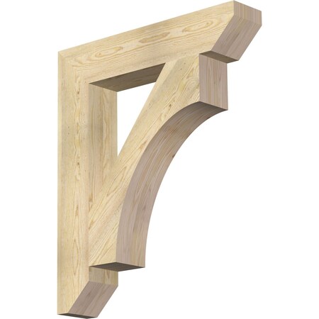 Ekena Millwork Westlake Slat Rough Sawn Bracket, Douglas Fir, 6"W x 32"D x 38"H BKT06X32X38WTL06RDF